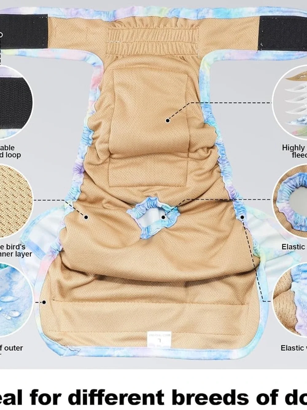 Reusable Female Dog Diapers NWOT 3pk
